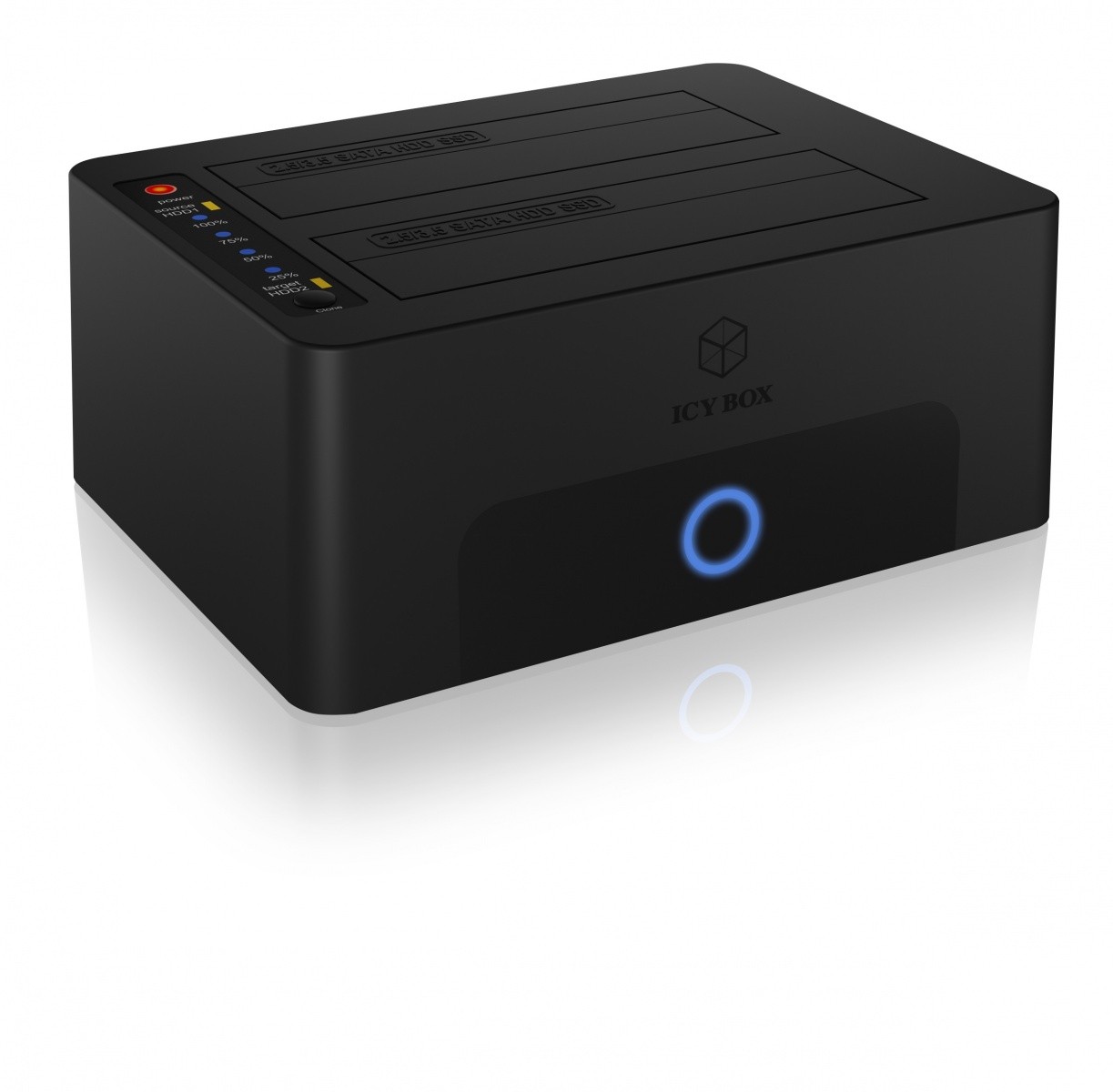 Doksirna postaja/klonirna postaja za 2x 2,5" ali 3,5" SATA HDD, IB-1232CL-U3 3