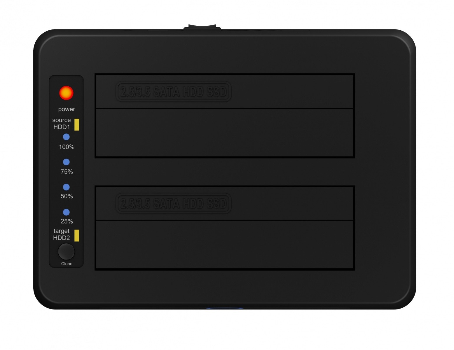 Doksirna postaja/klonirna postaja za 2x 2,5" ali 3,5" SATA HDD, IB-1232CL-U3 8