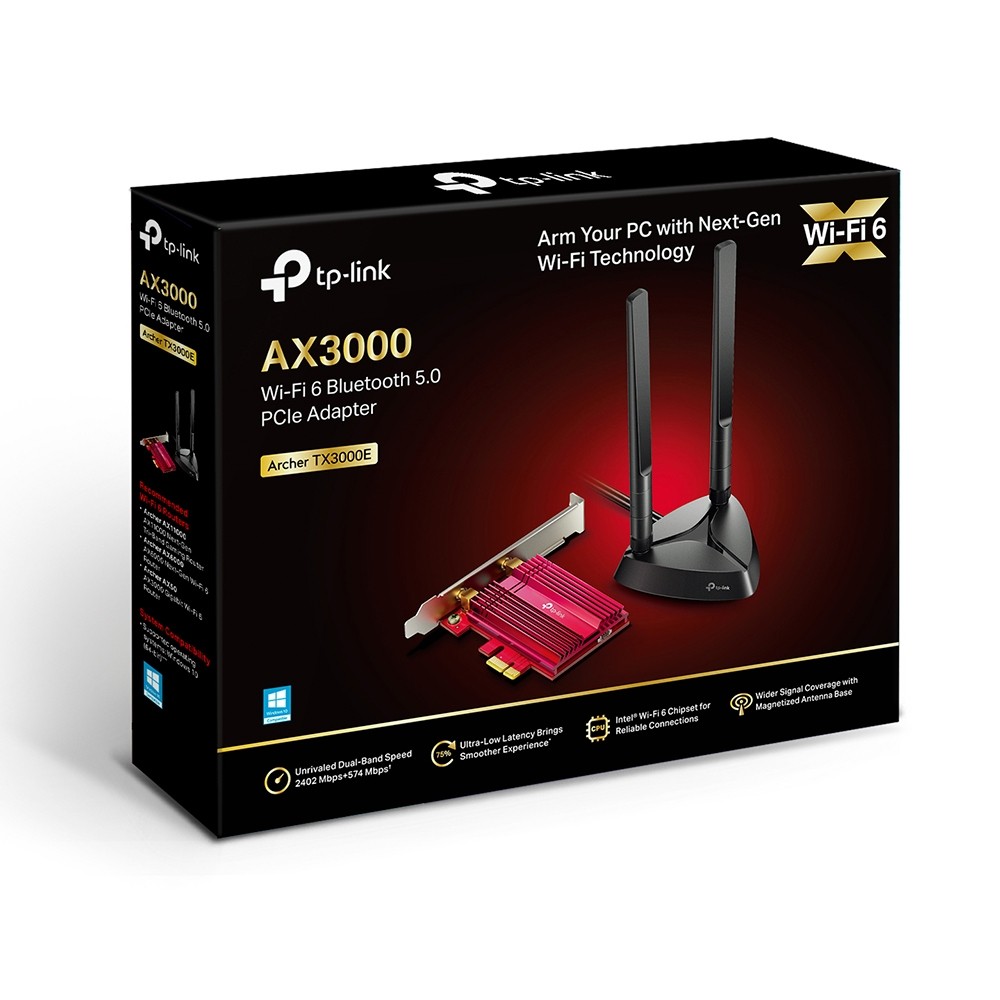 TP-Link Archer TX3000E mrežna kartica, PCI-E, WiFi AX3000 + BT 5.0 3