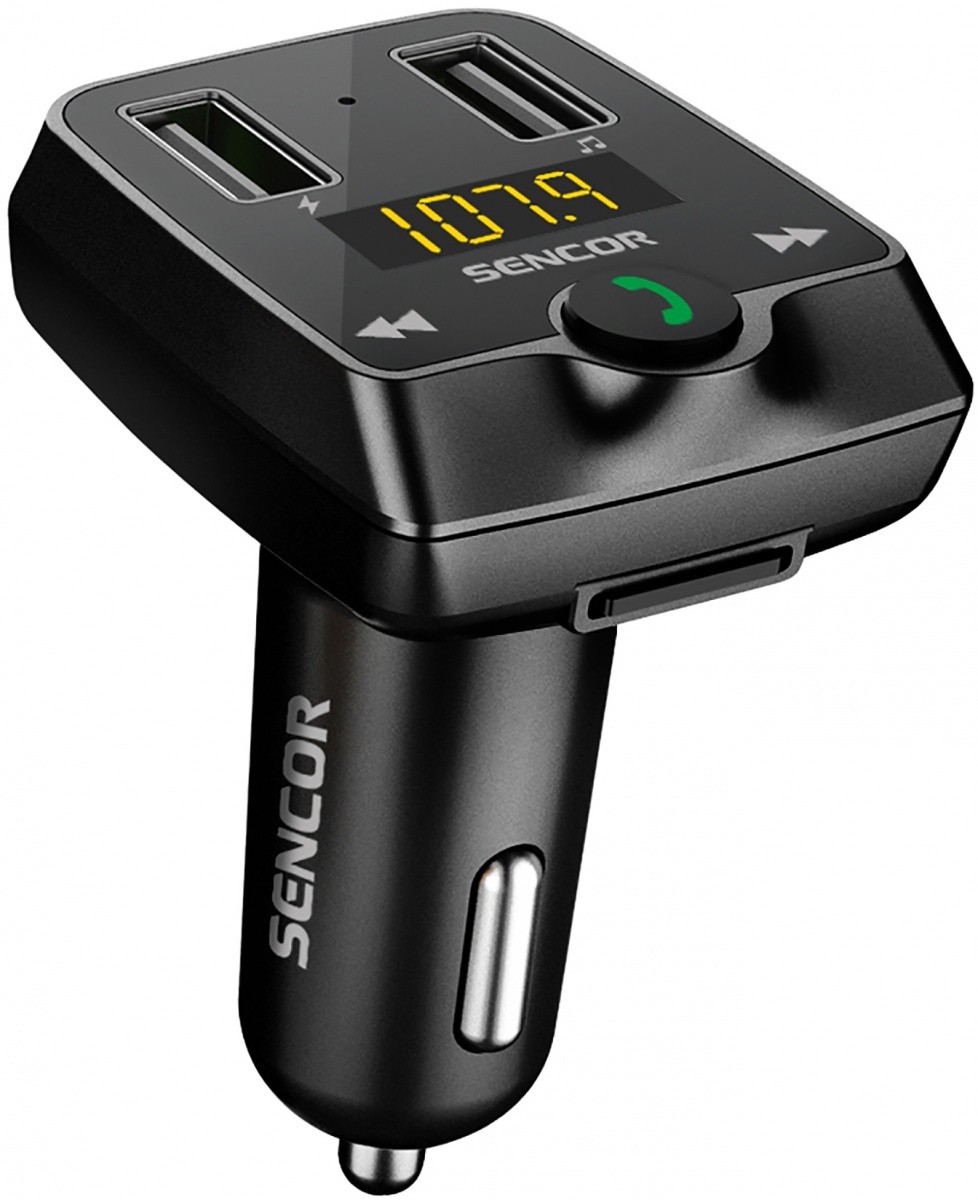 FM transmiter SWM 3535 BT, MP3, 2x USB, micro SD