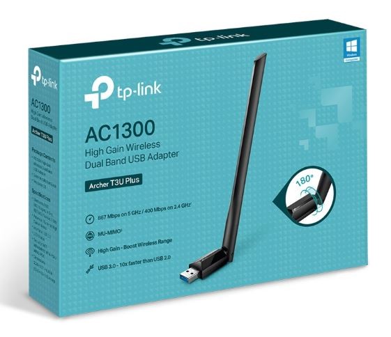 Omrežna kartica Archer T3U Plus USB AC1300 2