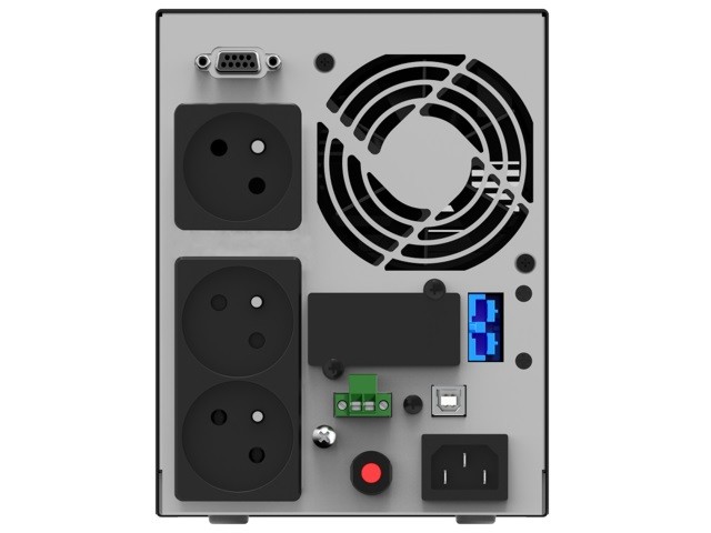 UPS On-Line napajalnik, 1000VA, 3x FR izhodi, USB/RS-232, LCD, Tower 2