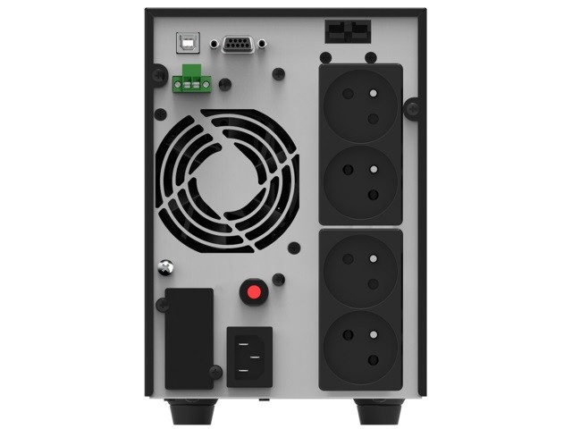UPS On-Line napajalnik, 2000VA, 4x FR izhodi, USB/RS-232, LCD, Tower 2