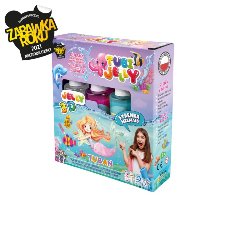 TUBAN Tubi Jelly Set 3 barve - Igrača Sirne