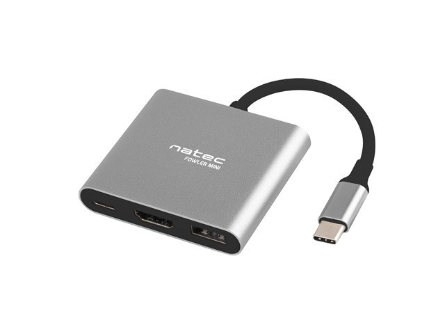 Večnamenski USB-C PD, USB 3.0 in HDMI 4K adapter