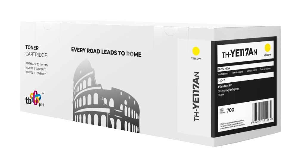 Toner TH-YE117AN za HP 117A (W2072A), rumen