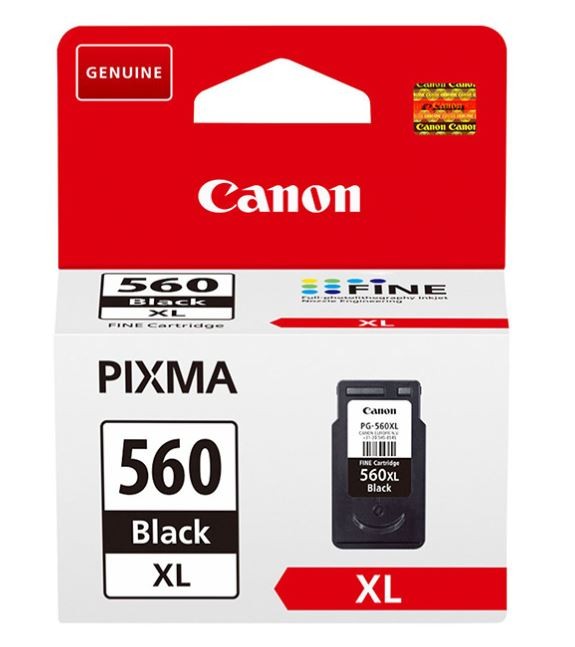 Črn tintni vložek PG-560 XL