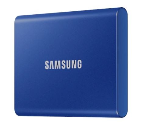 Samsung Portable SSD T7 2TB, modra 3