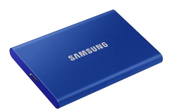 Samsung Portable SSD T7 2TB, modra 5