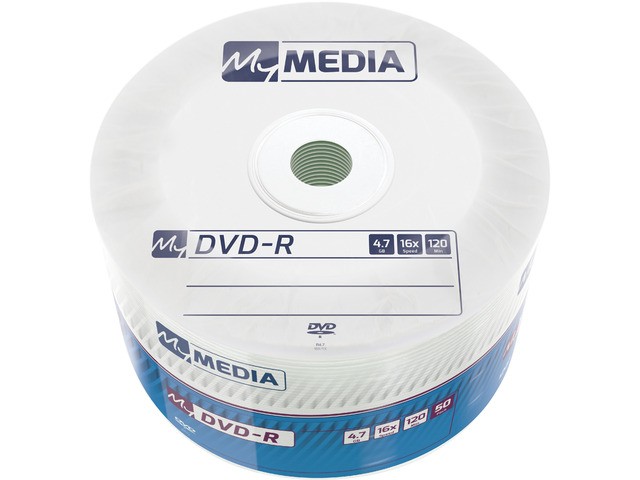 DVD-R medij My Media, 4.7GB, 16x, zavooj 50 kos.