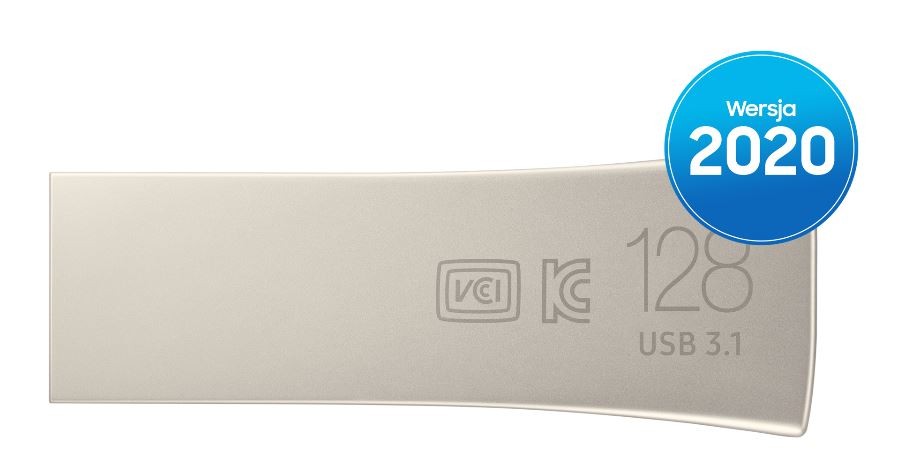 Samsung BAR Plus USB 3.1 pendrive, 128GB, Champaign Silver 4