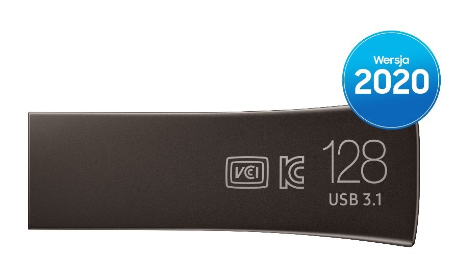 Samsung BAR Plus USB 3.1 pendrive, 128GB, Titan Gray