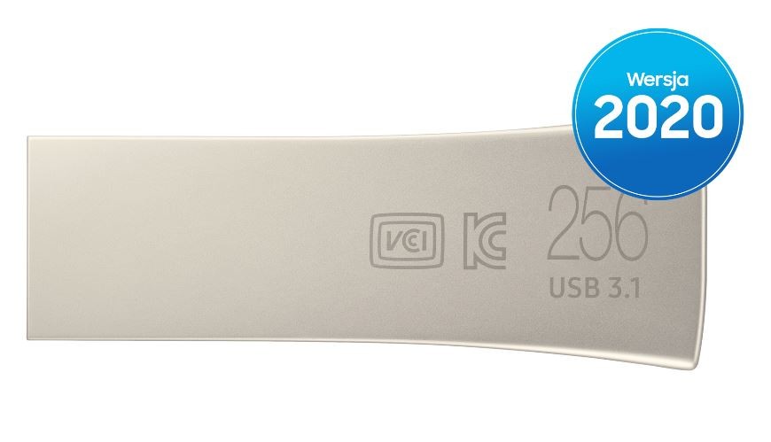 USB ključek BAR Plus 256 GB, USB 3.1, barva Šampanjec Srebrna 4