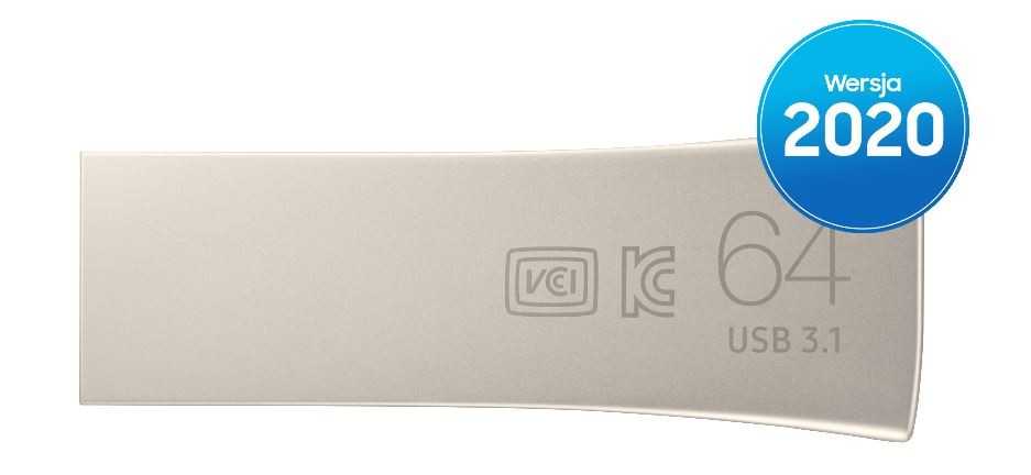 USB ključek Samsung BAR Plus 64GB, Champaign Silver 3
