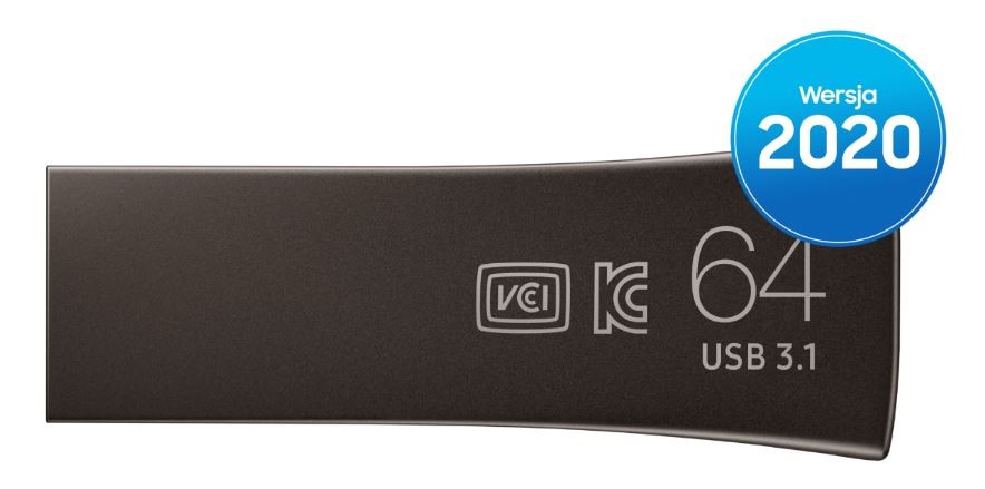 Samsung BAR Plus USB 3.1 pendrive, 64GB, Titan Gray