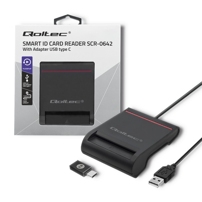 Pametni čitalnik ID kartic s USB 2.0 - Plug&play | HR