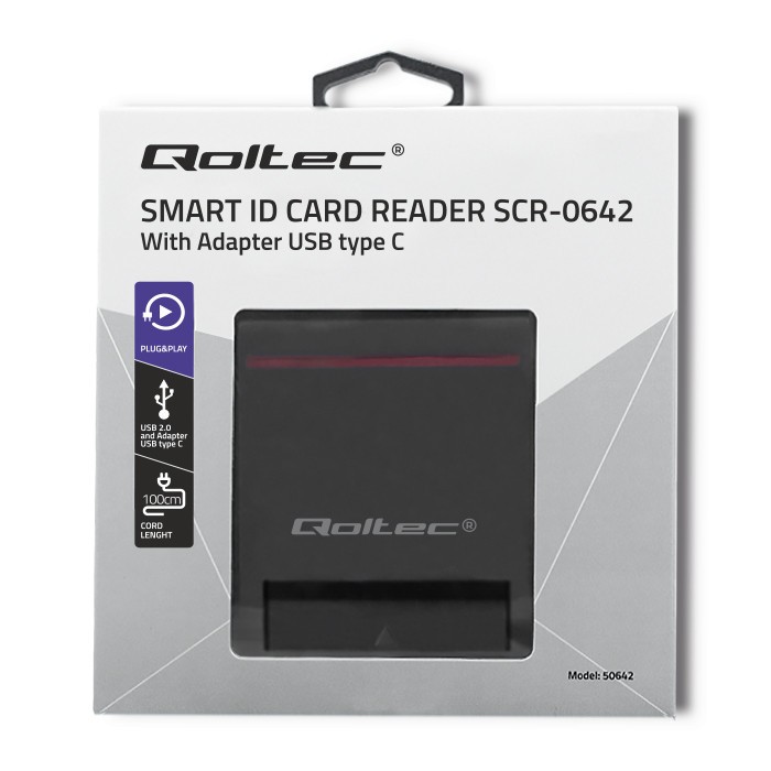 Pametni čitalnik ID kartic s USB 2.0 - Plug&play | HR 2