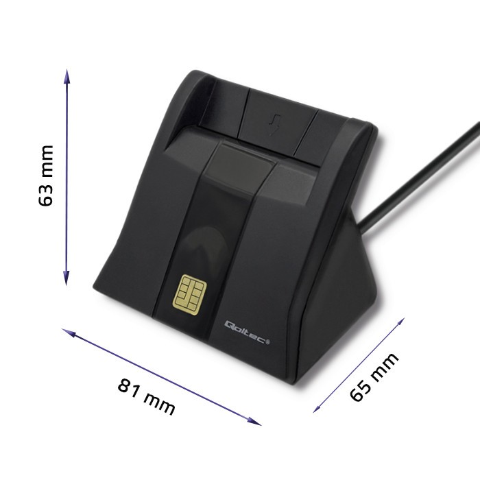 Pametni čitalnik ID kartic s USB 2.0 - Plug&play | HR 4