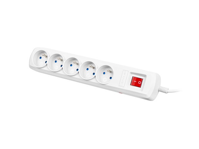 Armac ARC5 5m 5x230V - Siva razdelilna letev z zaščito 4
