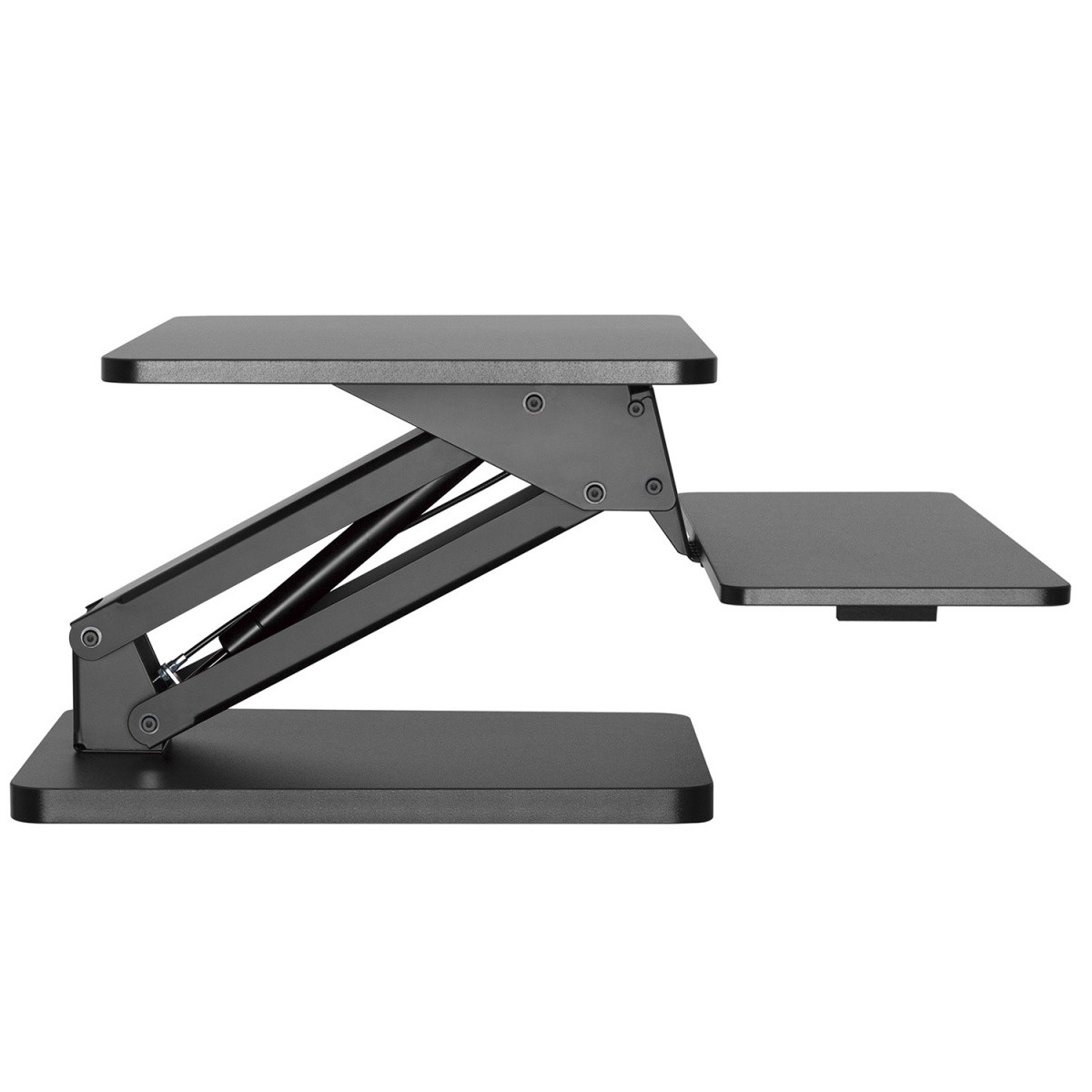 Stojalo za monitor/laptop MC-882 za delo stoje-sede, plin. vzmet, črno 2