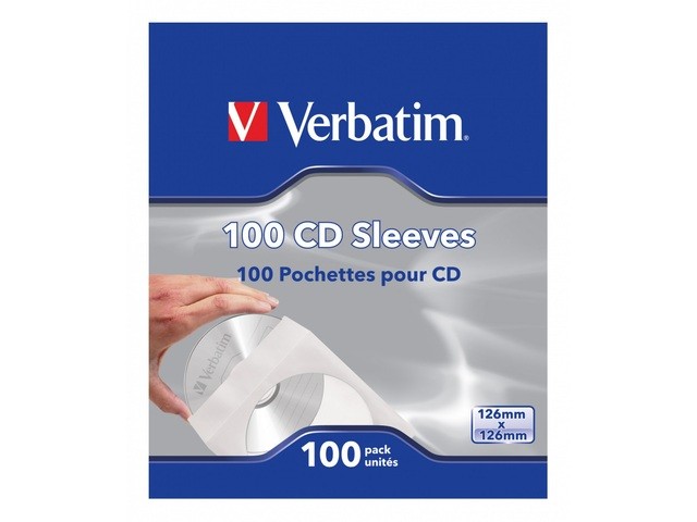 Papirnate ovojnice za CD/DVD, 100 kosov