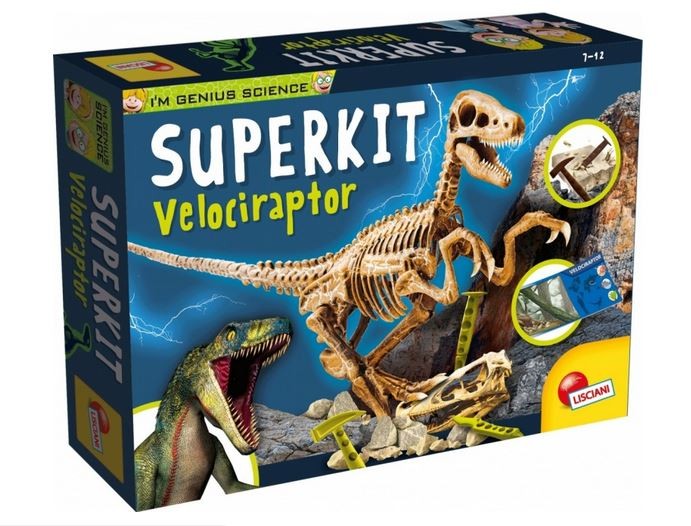 Lisciani I'm Genius Superkit Velociraptor - znanstveni komplet