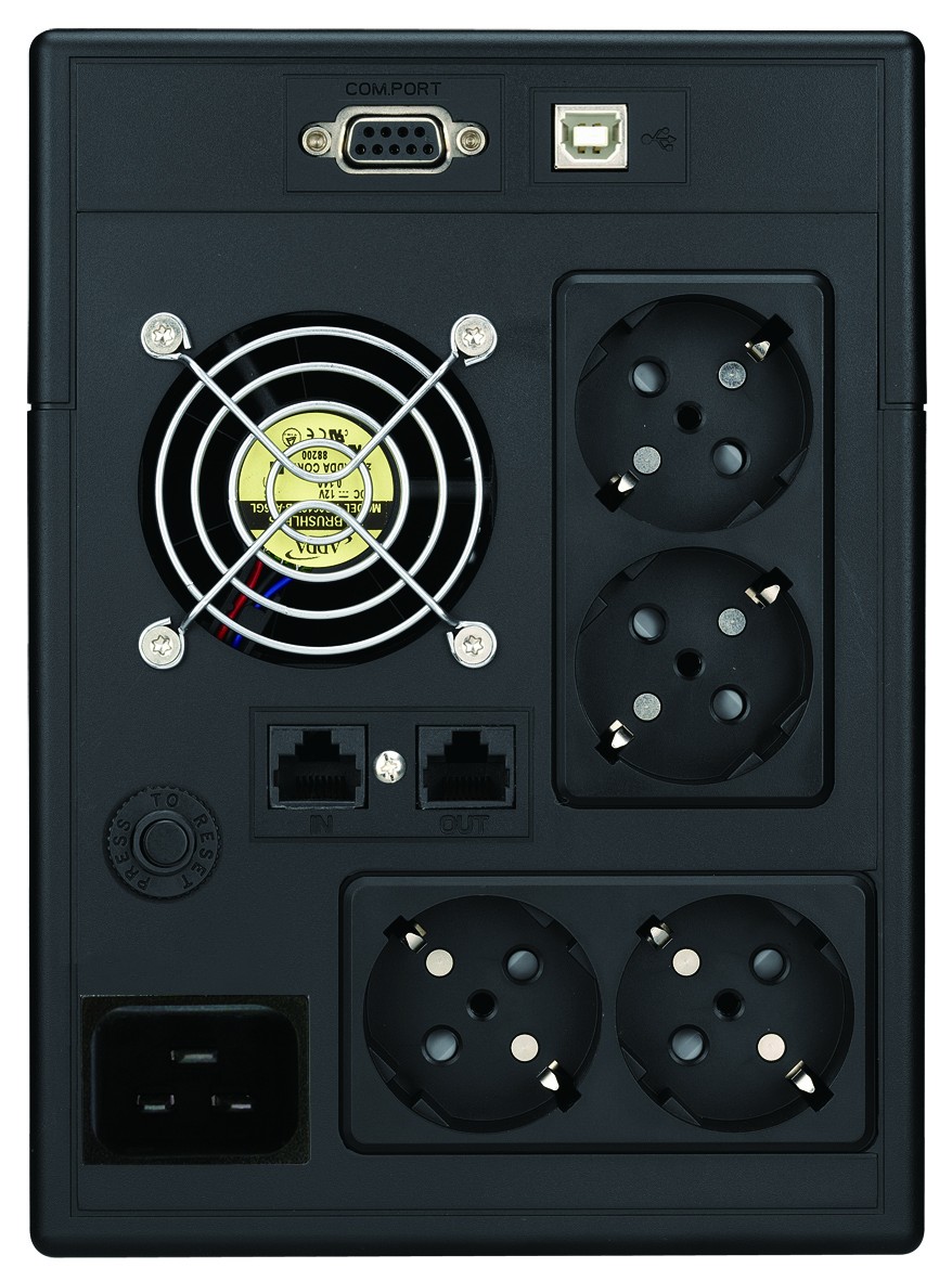 PowerWalker UPS Line-Interactive 3000VA, 4xSchuko, LCD 4