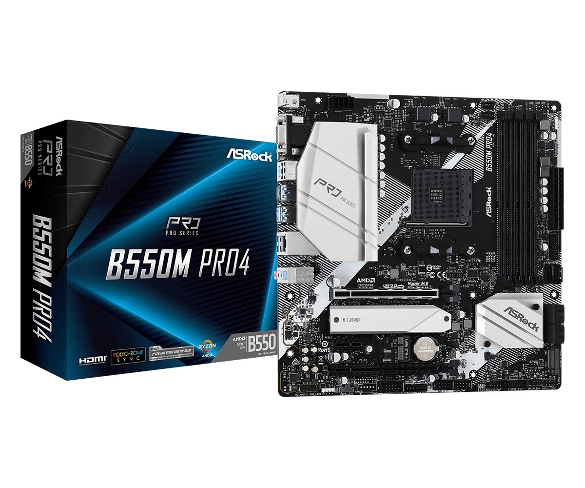 Matična plošča B550M Pro4 AM4 mATX