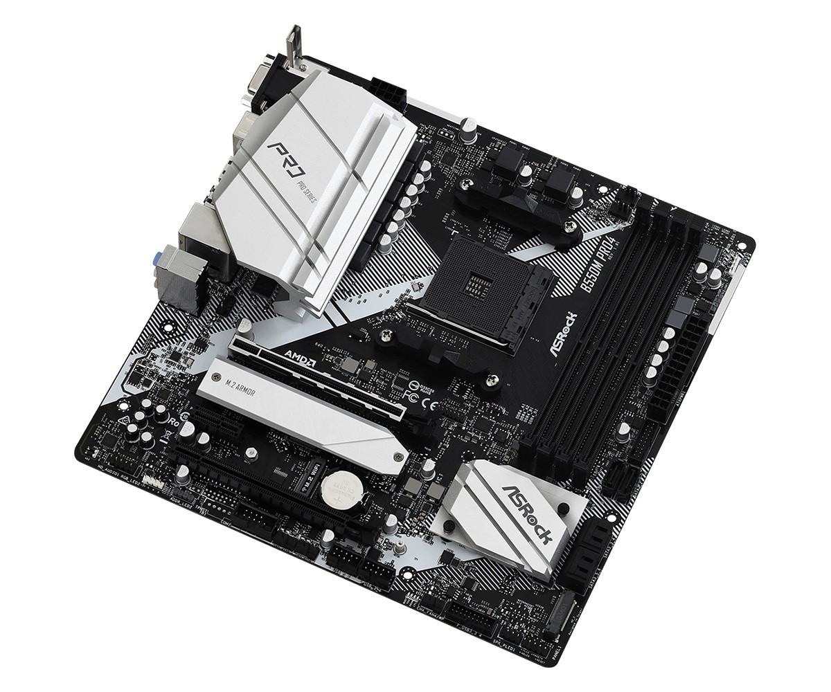 Matična plošča B550M Pro4 AM4 mATX 3