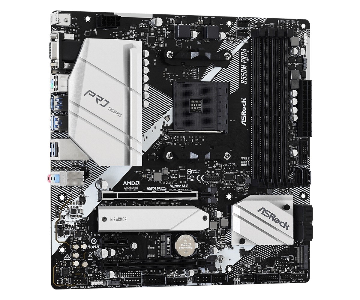 Matična plošča B550M Pro4 AM4 mATX 4