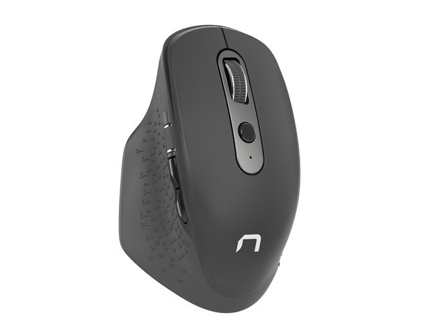 Brezžična miška Falcon 3200 DPI, Bluetooth + 2.4GHz, črna