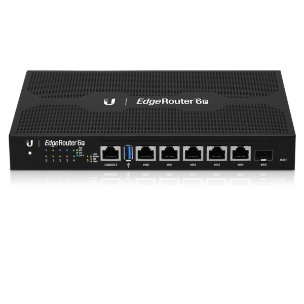 Usmerjevalnik 5x1GbE + 1xSFP PoE ER-6P-EU