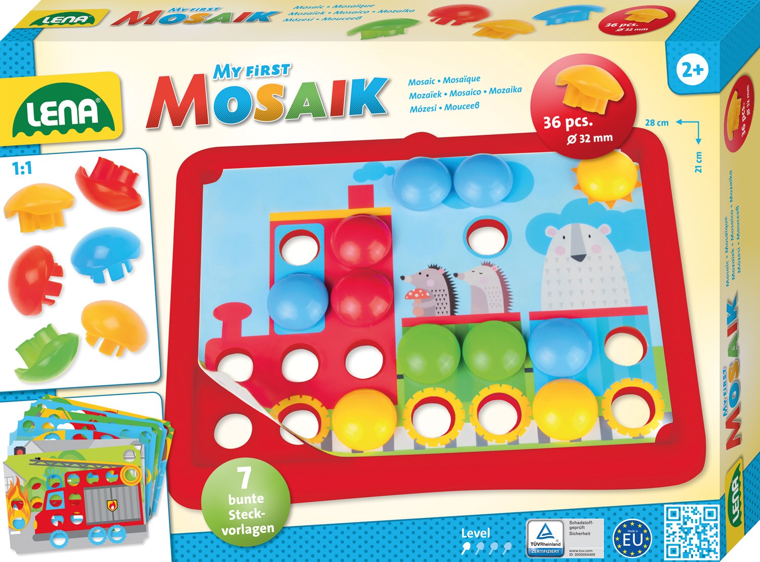 Komplet za mozaik "Moja prva mozaika - Vozila"
