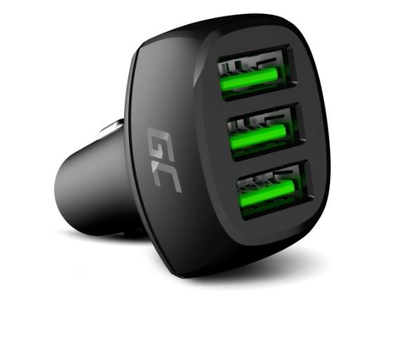 Avtomobilski polnilnik GC PowerRide 54W, 3xUSB 18W z Ultra Charge