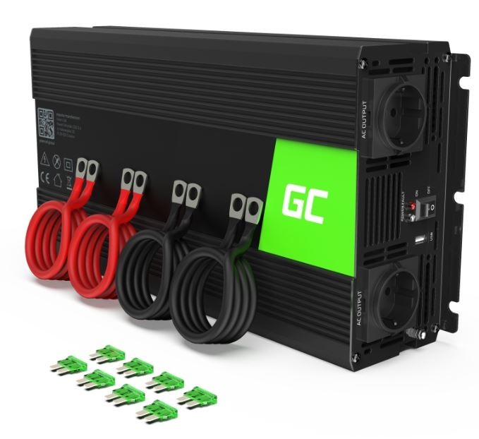 Pretvornik napetosti 24V/230V 3000W/6000W Čisti sinus