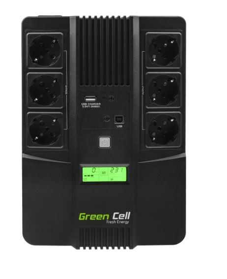 Neprekinjen napajalnik UPS AiO 600VA 360W 2