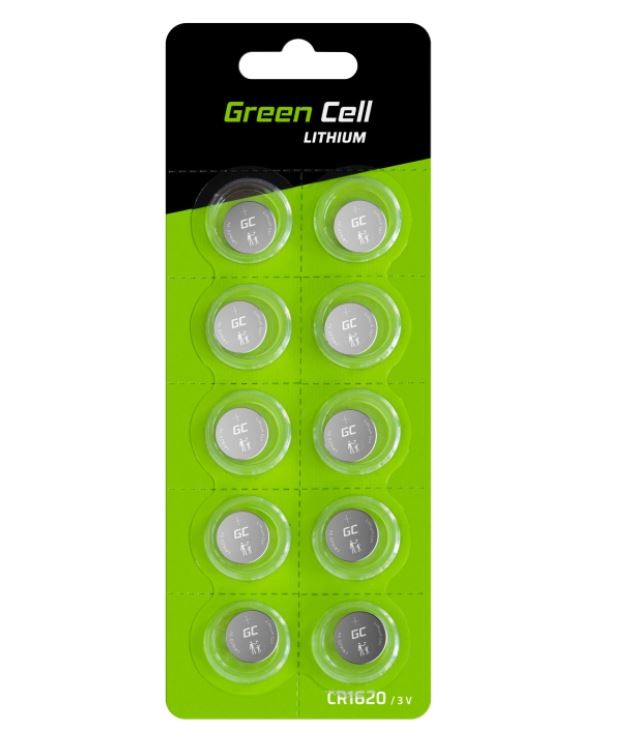 Gumbaste baterije CR1620 3V 70mAh (10 kos)