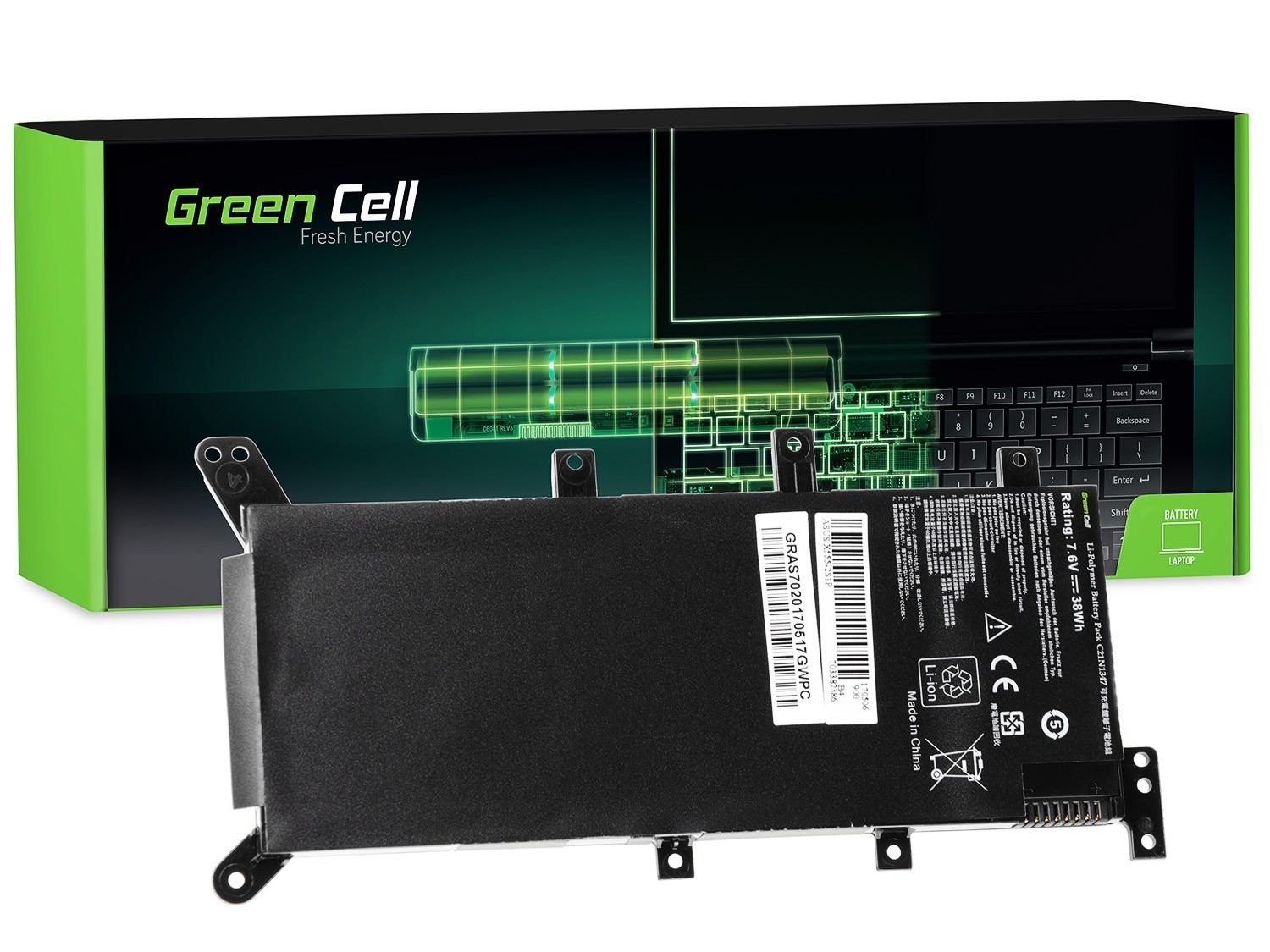 Baterija za Asus R556 7,6V 4000mAh