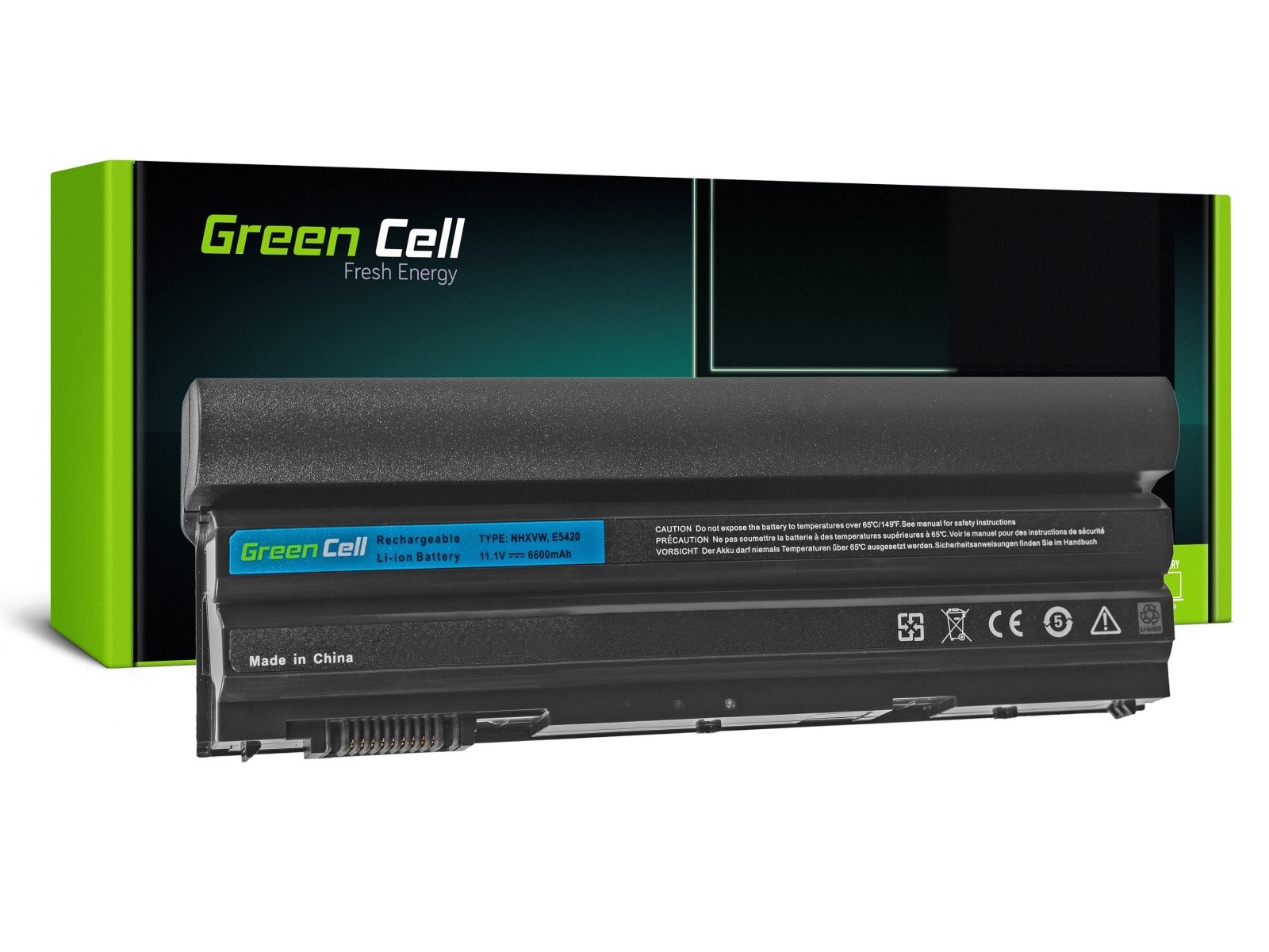 Baterija za Dell E5520 11,1V 6600mAh