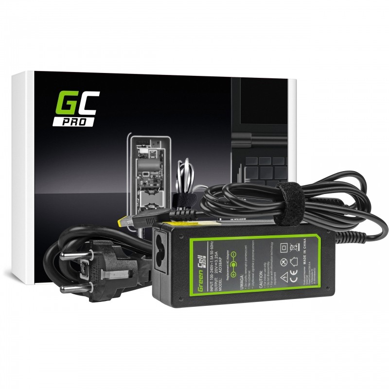 Napajalnik Green Cell PRO 20V 3.25A 65W Slim Tip za Lenovo B50