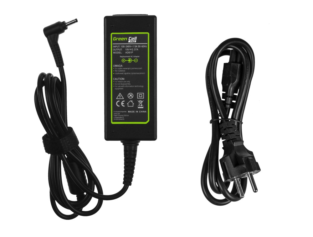 Napajalnik Green Cell PRO 19V 2.37A 45W za Asus UX21E 2