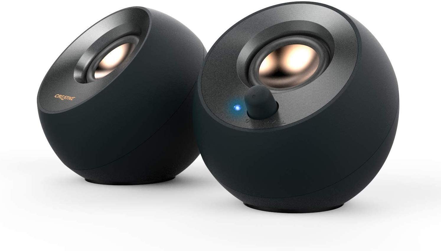 Zvočnika 2.0 Pebble V2 USB-C, črna 2