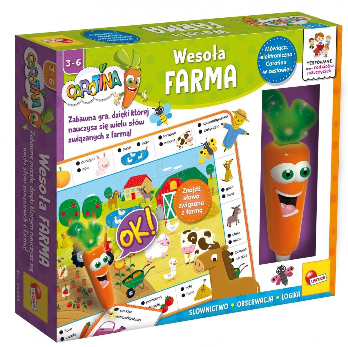 Lisciani Carotina izobraževalni komplet 'Vesela farma'