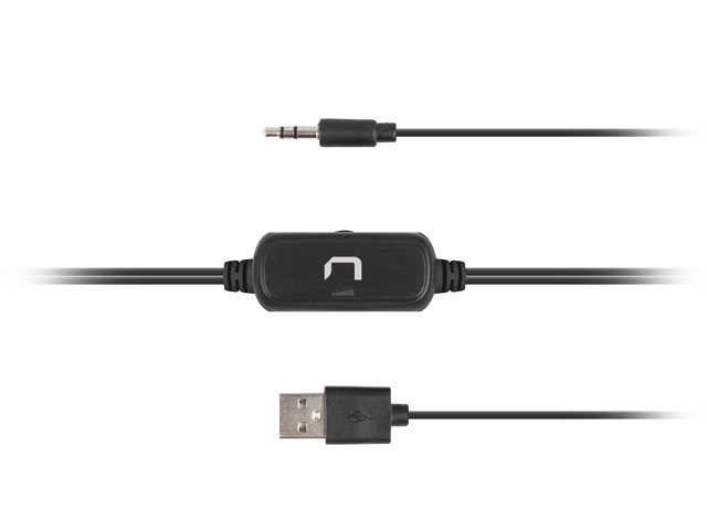 Zvočniki Natec Cougar 2.0, 6W RMS, črni 2