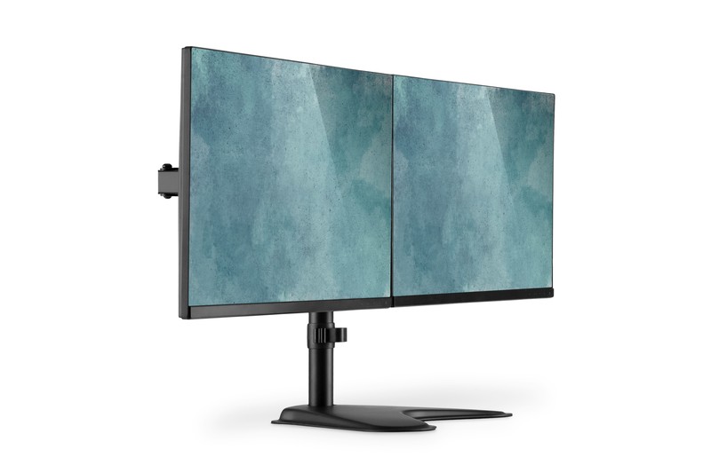 Namizni stojalo za 2 monitorja (do 32" / 8kg), črno 2