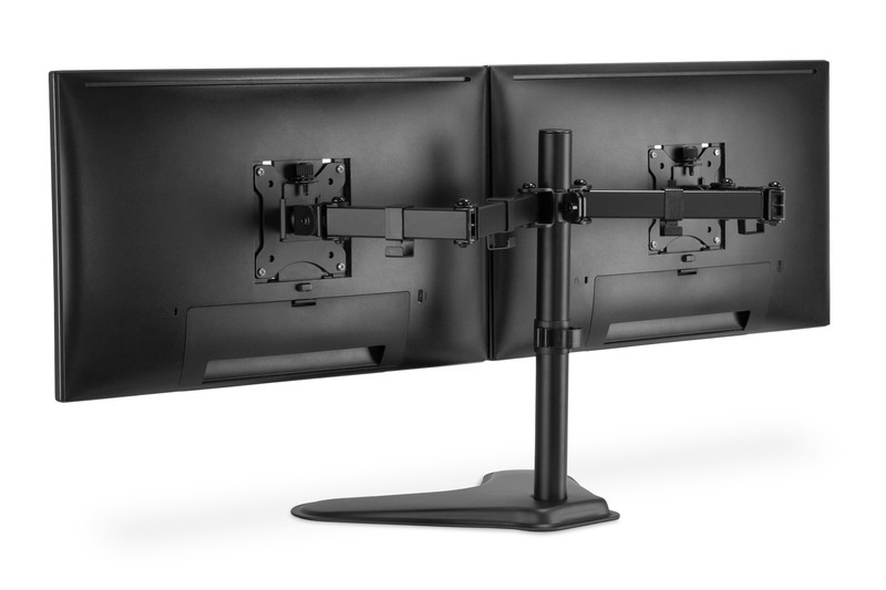 Namizni stojalo za 2 monitorja (do 32" / 8kg), črno 3