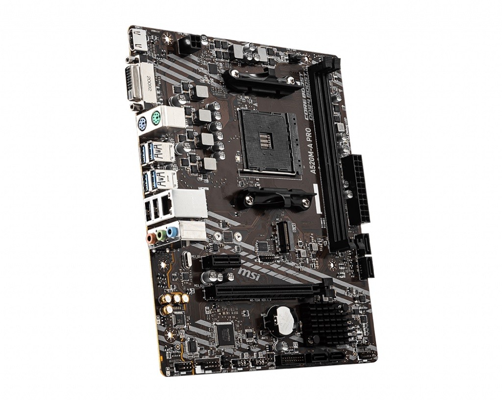 MSI A520M-A PRO matična plošča AM4 4