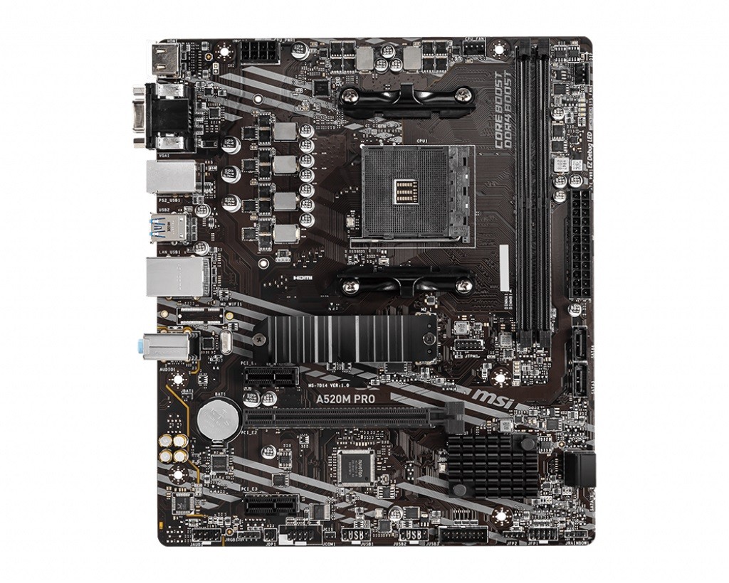 MSI A520M PRO matična plošča AM4 4