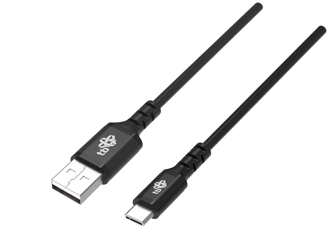 Kabel USB-USB C 1m, Quick Charge, črn