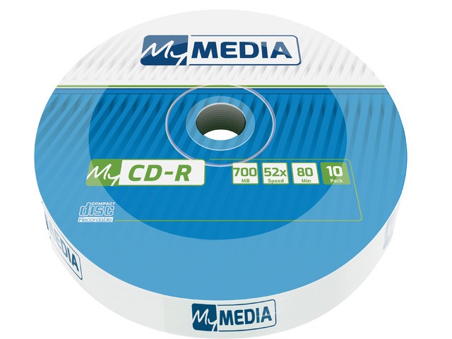 CD-R medij My Media, 700 MB, pakiranje 10 kosov 2